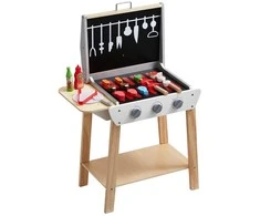 Vevor Vaikiškas medinis BBQ grilio žaislas