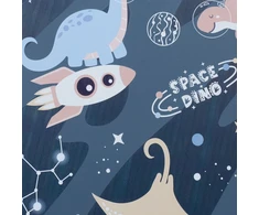 Relaxdays Vaikiškas stalo ir kėdžių rinkinys Space Dino