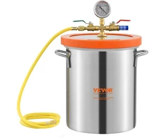 Vevor Vakuumo kamera su grūdinto stiklo dangčiu, 11.4 l