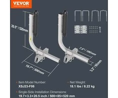 Vevor Valties priekabos gidai, reguliuojami 52 cm