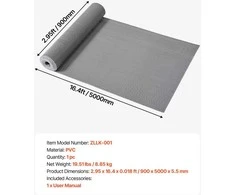 VEVOR vandeniui atspari PVC grindų danga 90x500 cm