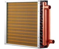 VEVOR Vandens ir oro šilumokaitis 356 x 356 mm
