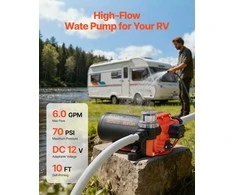 Vevor vandens siurblys RV, 12V DC, 22,7 l/min