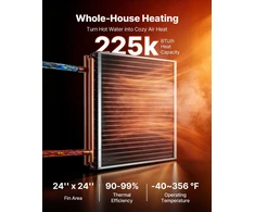 Vanduo–oras šilumokaitis 610 x 610 mm