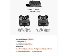 Vevor Variklio ir transmisijos tvirtinimo rinkinys Chevrolet Silverado