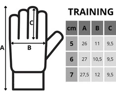 Vartininkų pirštinės Enero Training R.7
