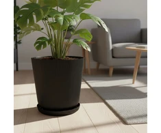 Relaxdays Vazonai su padėkliukais, rinkinys iš 2