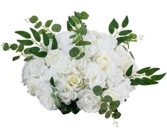 Vevor vestuviniai gėlių rutuliai, 45 cm, 10 vnt.