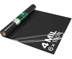 VEVOR 0,1 mm polietileno plėvelė 1,83 x 30,48 m