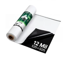 VEVOR 0,3 mm plastikinė plėvelė 3,05 x 15,24 m