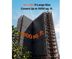 VEVOR 0,3 mm polietileno plėvelė 3,05 x 30,48 m