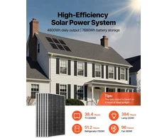 VEVOR 1200W 24V autonominė saulės energijos sistema
