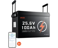 VEVOR 24V 100Ah LiFePO4 ličio akumuliatorius