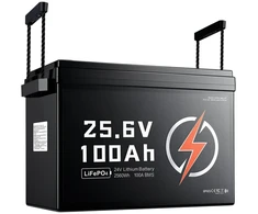 VEVOR 24V 100Ah LiFePO4 ličio akumuliatorius