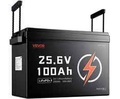 VEVOR 24V 100Ah LiFePO4 ličio baterija