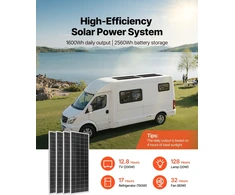 VEVOR 400W 12V saulės energijos rinkinys