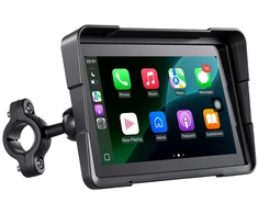 VEVOR 7 colių belaidė motociklų CarPlay sistema