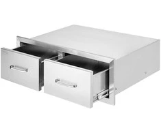 Vevor 75x25 cm BBQ stalčius su spintele