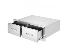 Vevor 75x25 cm BBQ stalčius su spintele