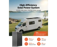 VEVOR 800W 12V saulės energijos komplektas