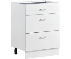 VEVOR Balta „Shaker“ grindinė spintelė 60 cm