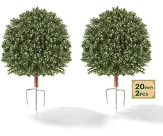 VEVOR Dirbtinės buksmedžio topiarijos, 508 mm, 2 vnt.