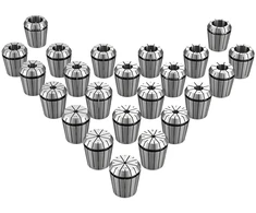 VEVOR ER40 įvorių rinkinys 3,2–25,4 mm, 23 vnt.