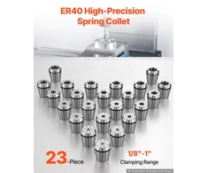 VEVOR ER40 įvorių rinkinys 3,2–25,4 mm, 23 vnt.