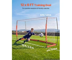 VEVOR Futbolo vartai 3,6 x 1,8 m kiemui
