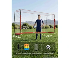 Futbolo vartai VEVOR DKS-86536R, 3,6 x 1,8 m