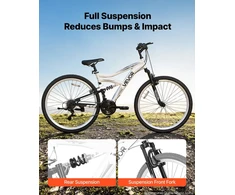 VEVOR Kalnų dviratis vyrams ir moterims 70 cm
