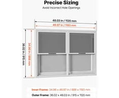 VEVOR Maisto furgono aptarnavimo langas 1220x915mm