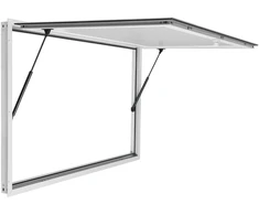 Prekybinis langas VEVOR CGDCK48X36LSB, 1220x915 mm