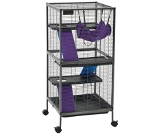 VEVOR Metalinio rėmo narvas mažiems gyvūnams 113 cm
