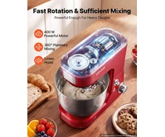 VEVOR Pakreipiama virtuvinė maišyklė 5L+4L, 1000W