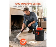 VEVOR Pelenų dulkių siurblys 15 l, 1200 W