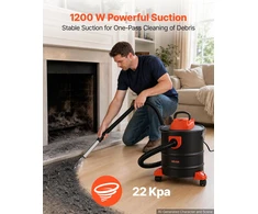 VEVOR Pelenų siurblys 20 l, 1200 W