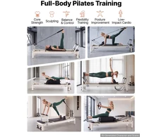 VEVOR Pilates reformeris 2,3 m treniruoklis