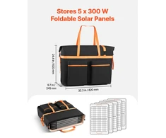 VEVOR Saulės panelių laikymo krepšys 5 x 300W