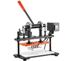 VEVOR Šildomas odos pjovimo presas 260 x 120 mm