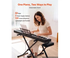 VEVOR Skaitmeninis pianinas 88 klavišai pradedantiesiems