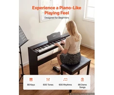 VEVOR Skaitmeninis pianinas 88 klavišų su stovu