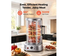 VEVOR Stalviršio vertikalus rotisserie šašlykų grilis