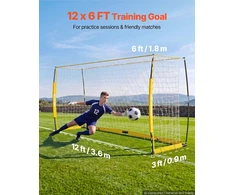 VEVOR Sulankstomi futbolo vartai 3,6 x 1,8 m