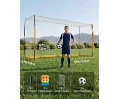Futbolo vartai VEVOR DKS-86536Y, 3,6 x 1,8 m
