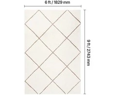 Vevor Vidaus pūkuotas kilimas 1.83 x 2.74 m
