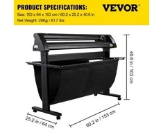 Spausdintuvas Vevor Vinilo pjaustytuvas su LED ekranu
