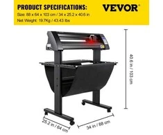 Spausdintuvas Vevor Vinilo pjaustytuvas su optiniu ekranu