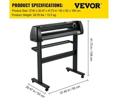 VEVOR Vinilo pjaustytuvė 720 mm stovo komplektas