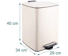 Relaxdays Virtuvės šiukšliadėžė 20 l